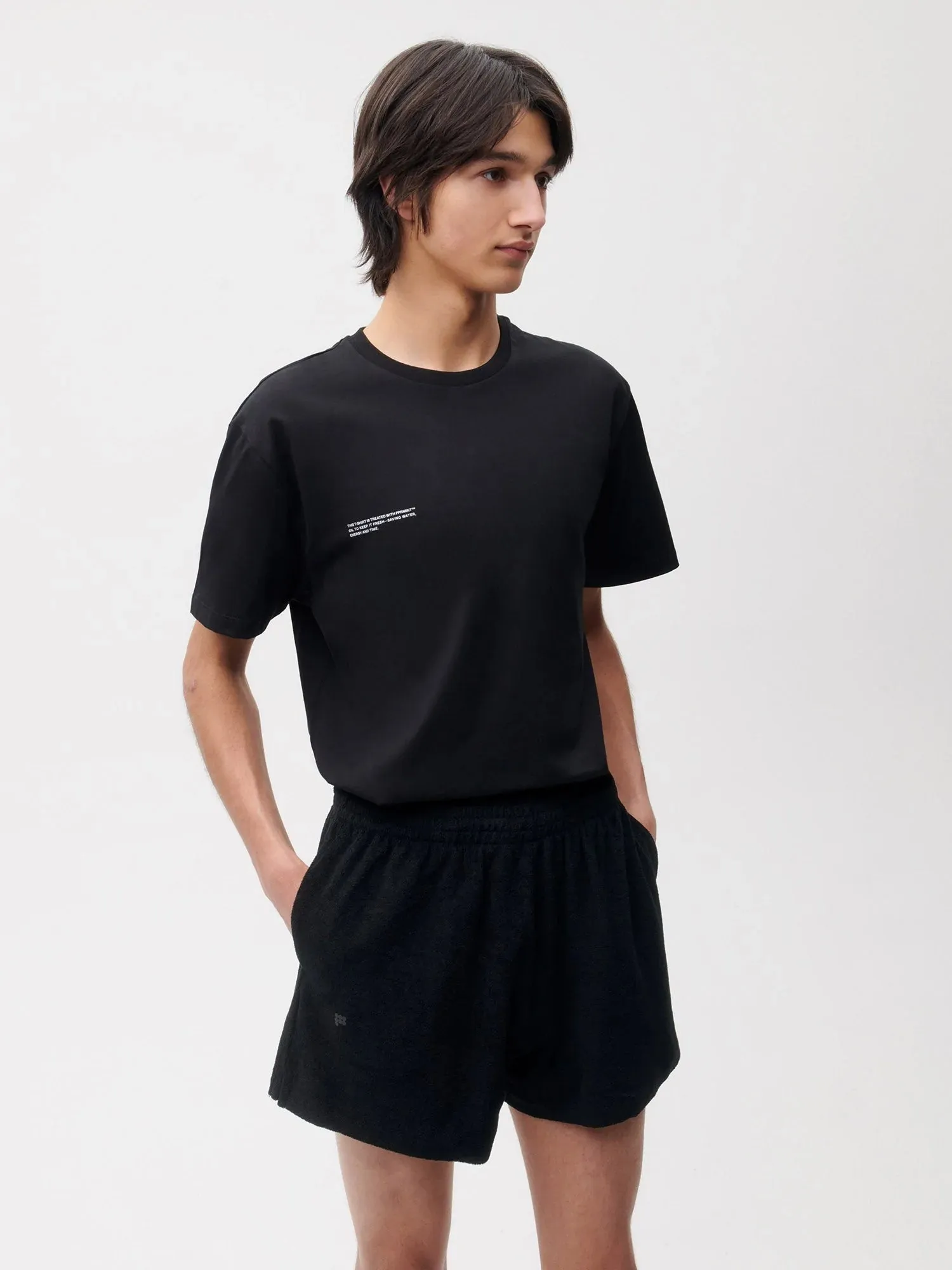 Towelling Shorts—black