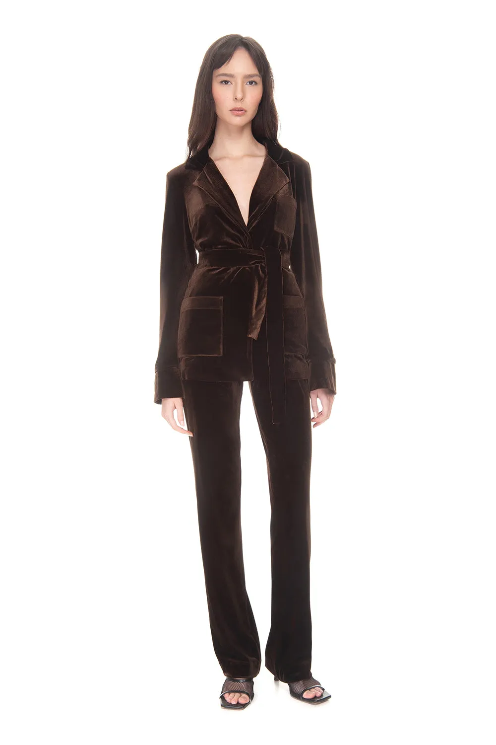 Velvet Suit Brown
