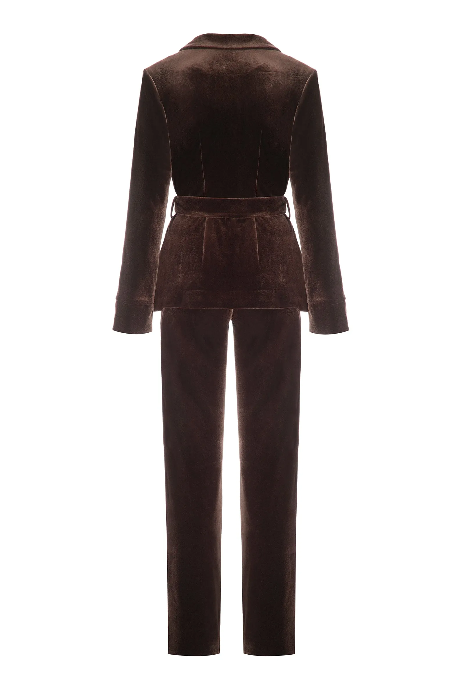 Velvet Suit Brown