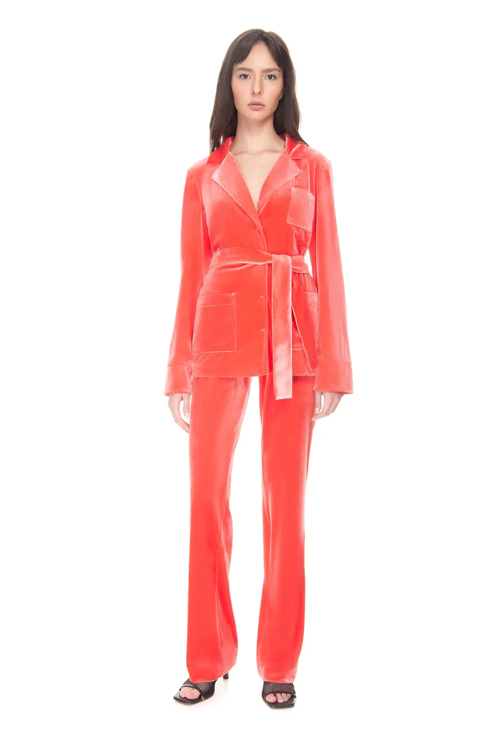 Velvet Suit Indianred