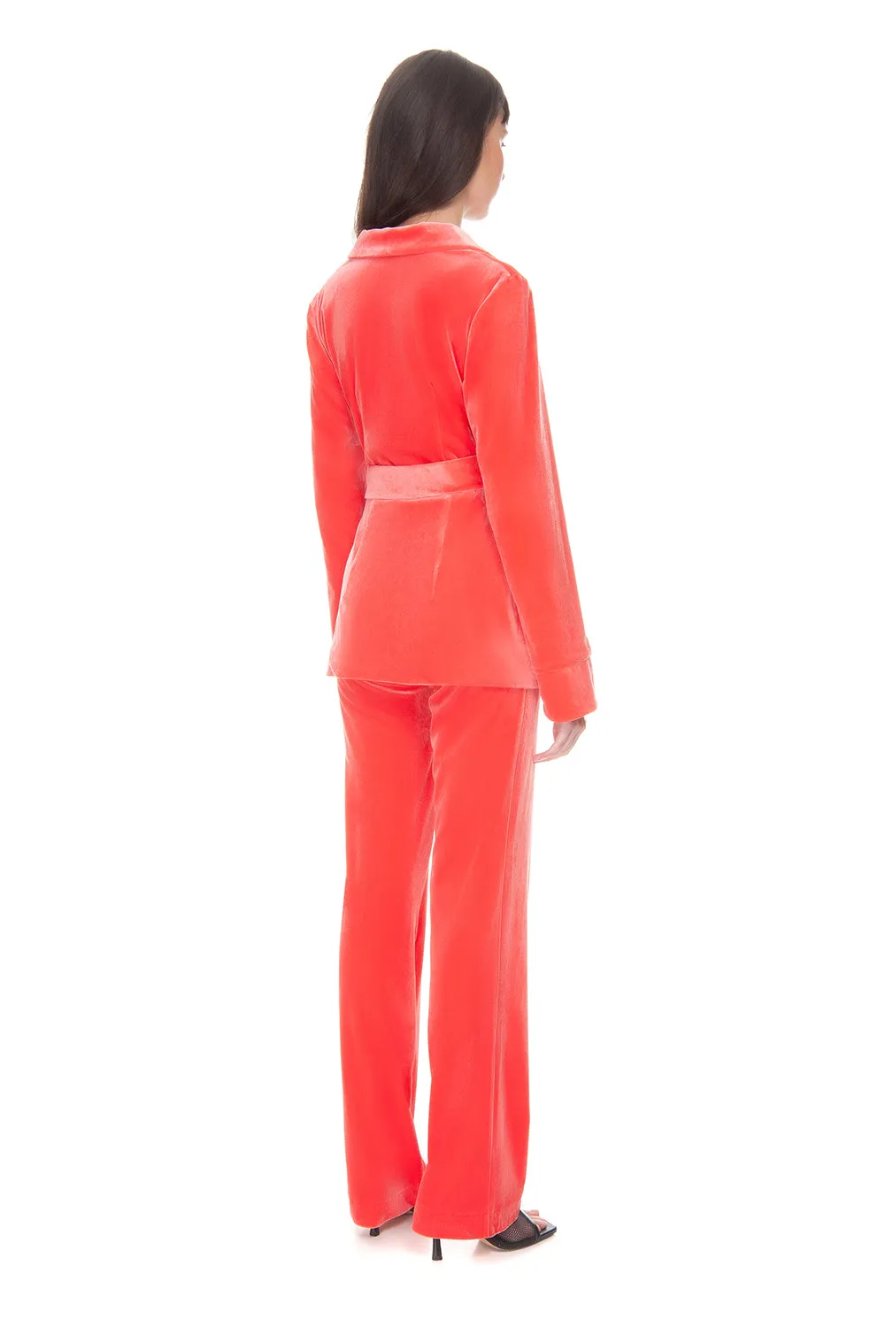 Velvet Suit Indianred