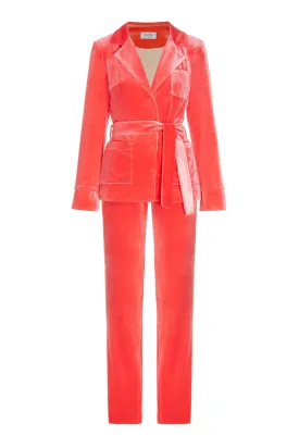 Velvet Suit Indianred