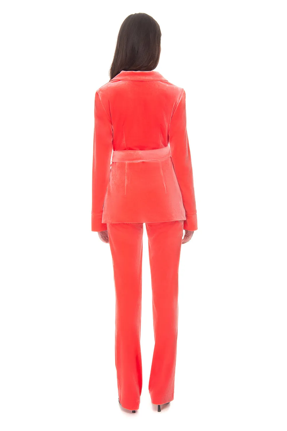 Velvet Suit Indianred