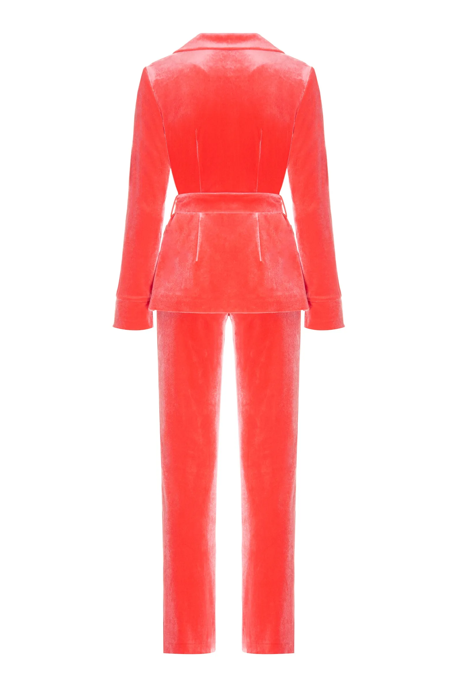 Velvet Suit Indianred