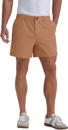 WENKOMG1 Mens Casual Shorts Quick Dry Elastic Waist Summer Golf Shorts
