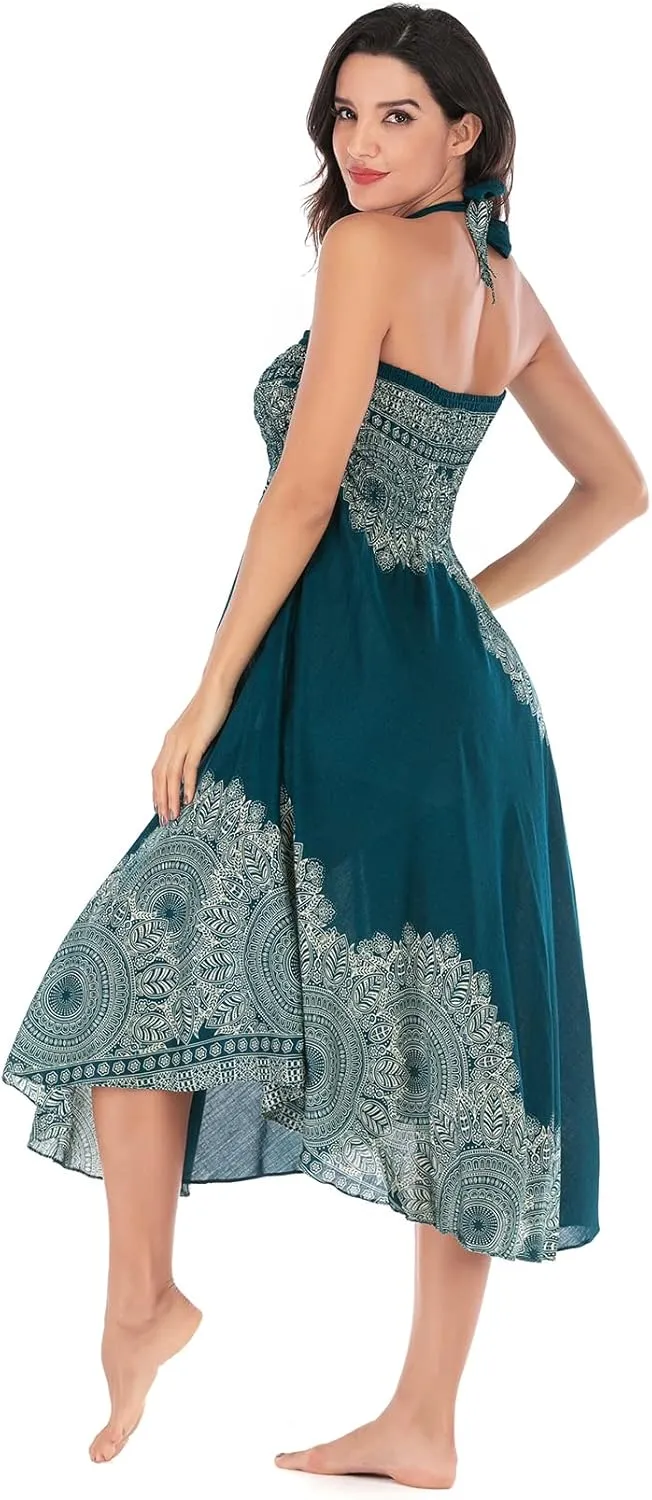 Womens Boho Skirt Long Skirts Hippie Clothes for Women with Tie