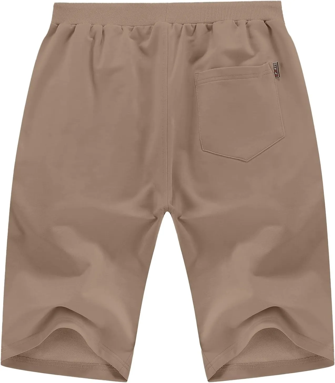 YTD Men's Shorts Casual Classic Fit Drawstring Summer Beach Shorts with Elastic Waist and Pockets