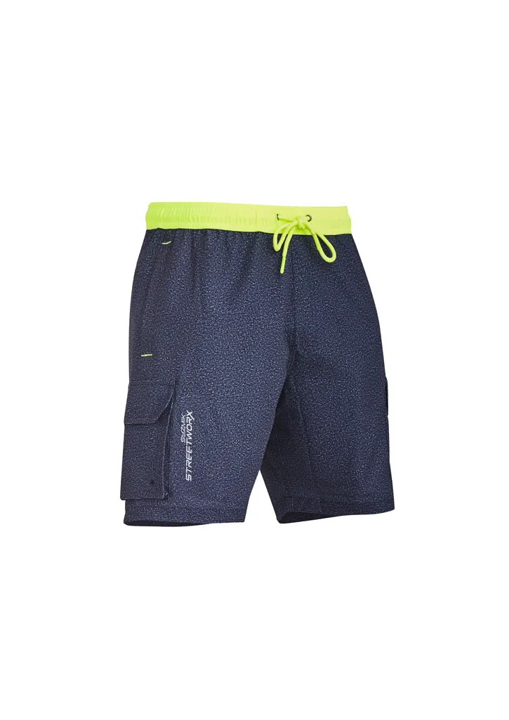 ZS240 - Syzmik - Mens Streetworx Stretch Work Board Short