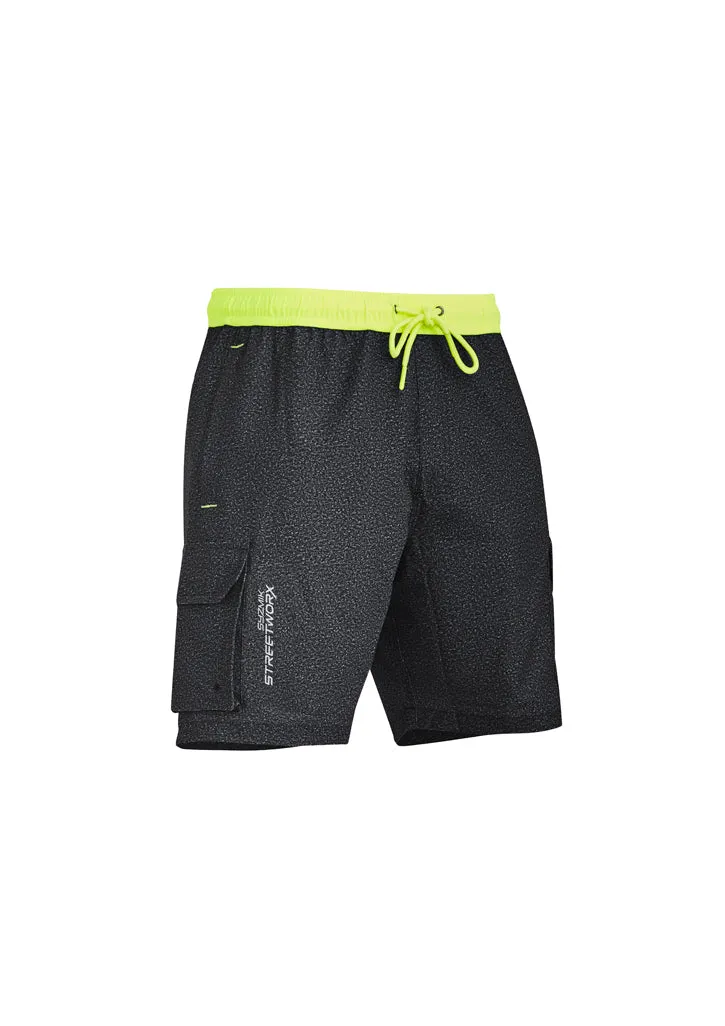 ZS240 - Syzmik - Mens Streetworx Stretch Work Board Short